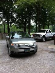 The soccer mom mobile and the big boy truck