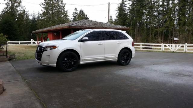 Ford edge with black wheels #4