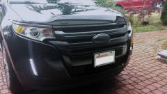 PlastiDip cross bars of grille and Ford emblem