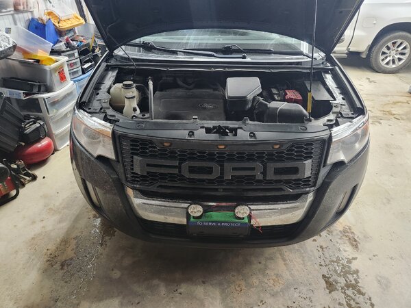 Wiring up running lights on grille